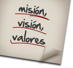 misión, visión, valores